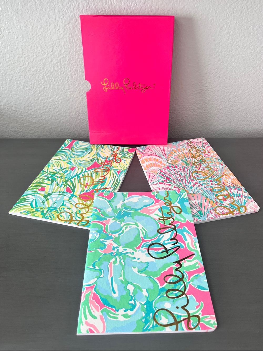 NWT Lilly Pulitzer GWP Travel Journal Set (3)